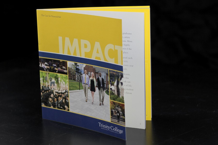 Financial Aid Brochure  |  11 x 17 folding to 8.5 x 11  |  12 Pages, Self-Cover