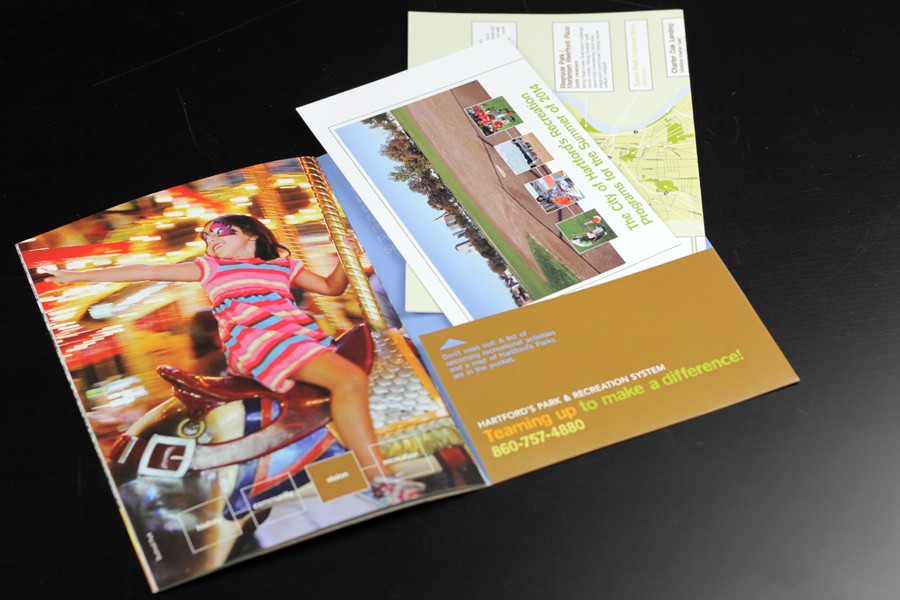 Information Brochure with Pocket  |  18 x 12 folding to 9 x 12  |  12 Pages + Cover